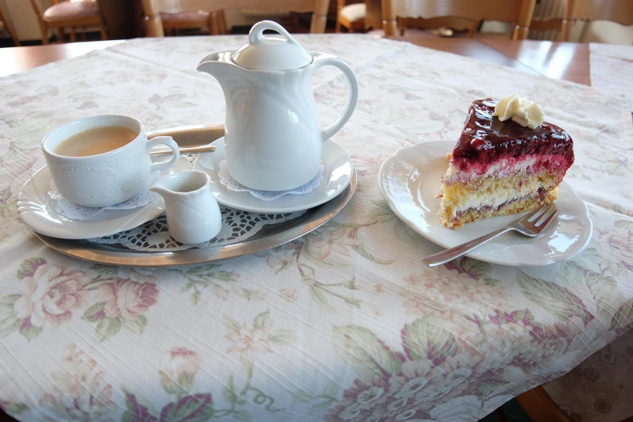 Cafe Pension Sonnenkanzel Staatsbad Brückenau Eksteriør bilde