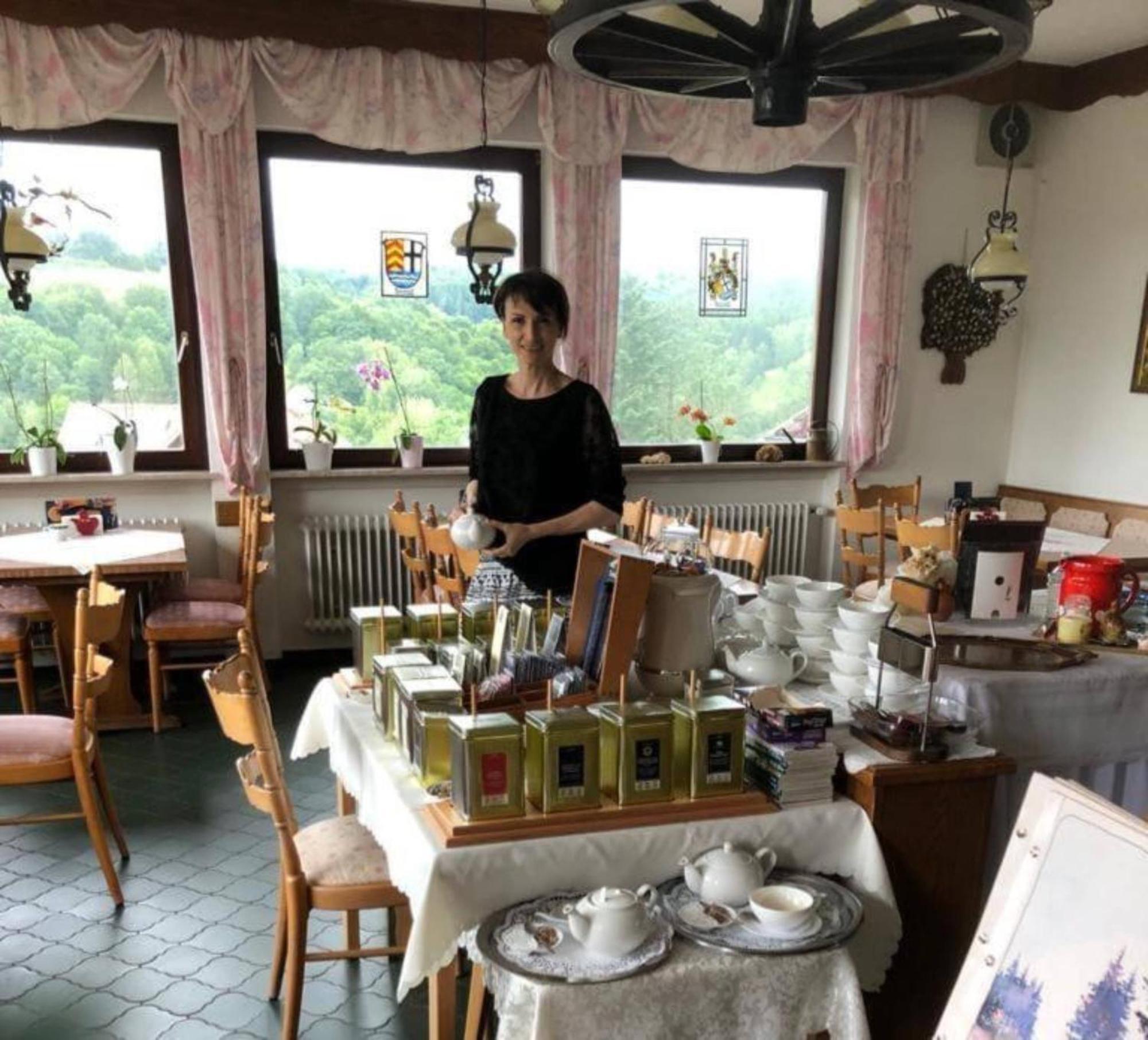 Cafe Pension Sonnenkanzel Staatsbad Brückenau Eksteriør bilde